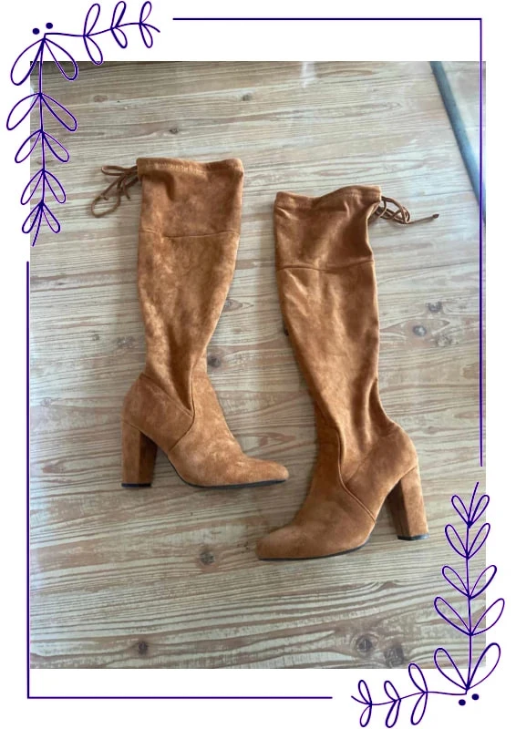 Botte type cuissarde à talons T39